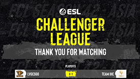 ECL亞太區(qū)S42：LVG 3-1擊敗IHC成功奪冠！